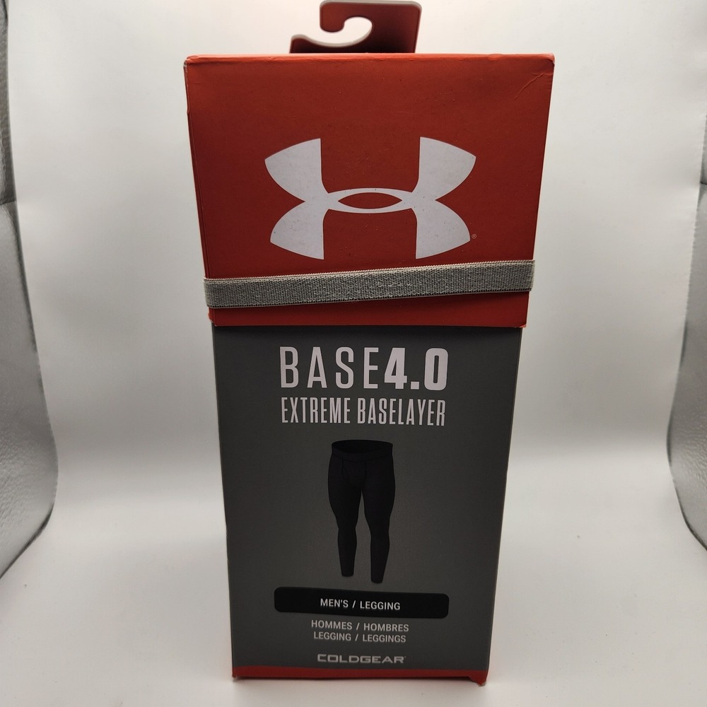 Under Armour ColdGear Base 4.0 Extreme Men's Base Layer Leggings L Black New